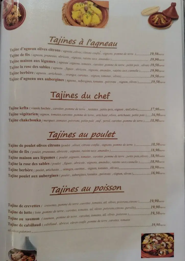 Menu_Restaurant _ Oriental La Rose des Sables_Maintenon_image_2
