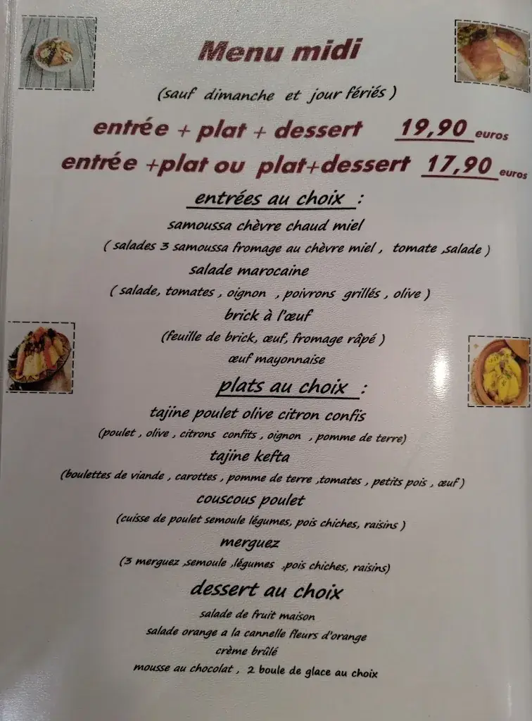 Menu_Restaurant _ Oriental La Rose des Sables_Maintenon_image_4