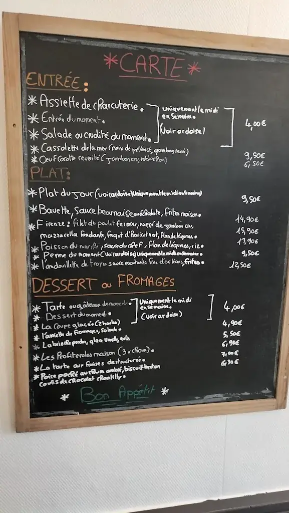 Menu_Restaurant Bar Tabac Le Marigny_Marigny-les-Usages_image_1