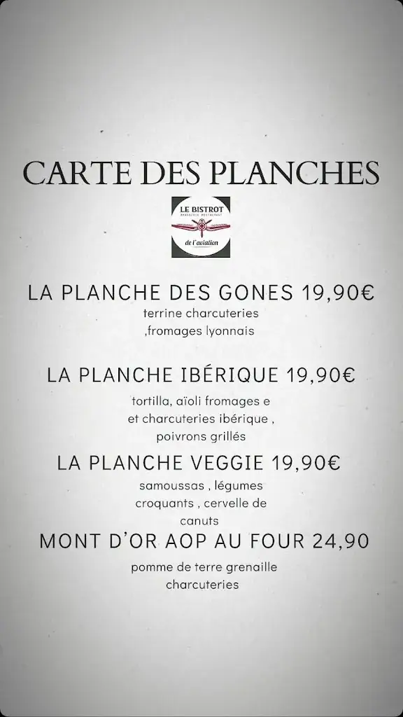 Menu_Le Bistrot de l'aviation_Bron_image_2