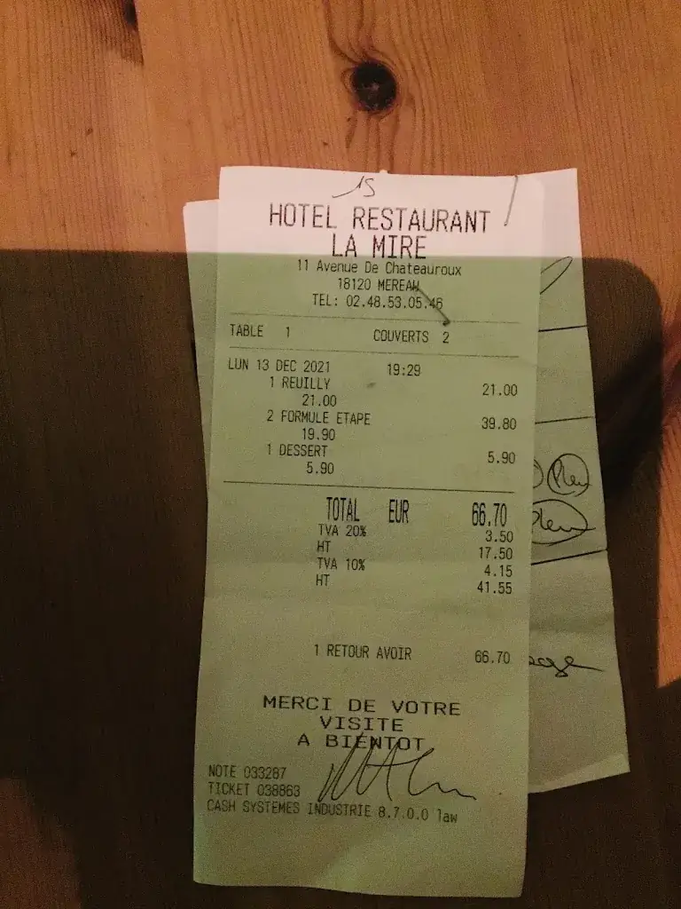 Bob Lewis_Logis Hôtel la Mire_Méreau_review