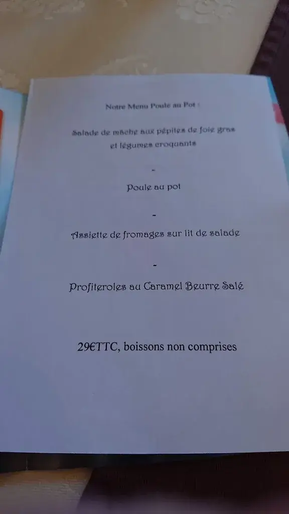 Menu_Restaurant _ le bergerac_Morancez_image_2