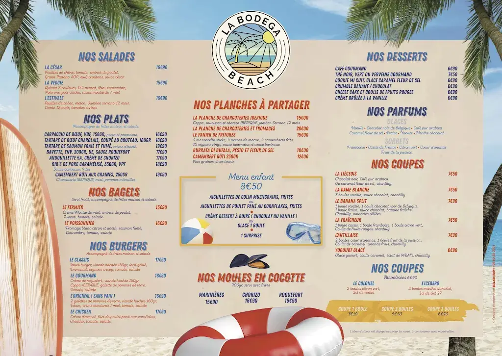 Menu_La Bodega Beach_Montbazon_imagen_1