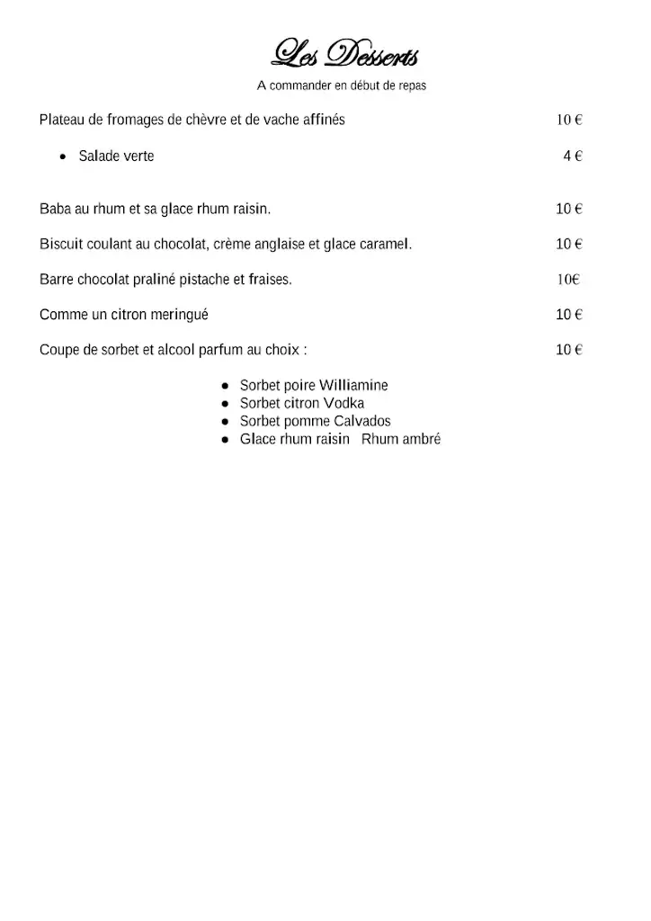 Menu_Auberge le signal_Sonzay_imagen_4