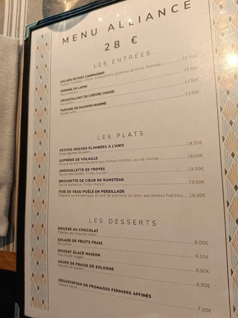 Menu_Alliance De Sologne_Romorantin-Lanthenay_image_4