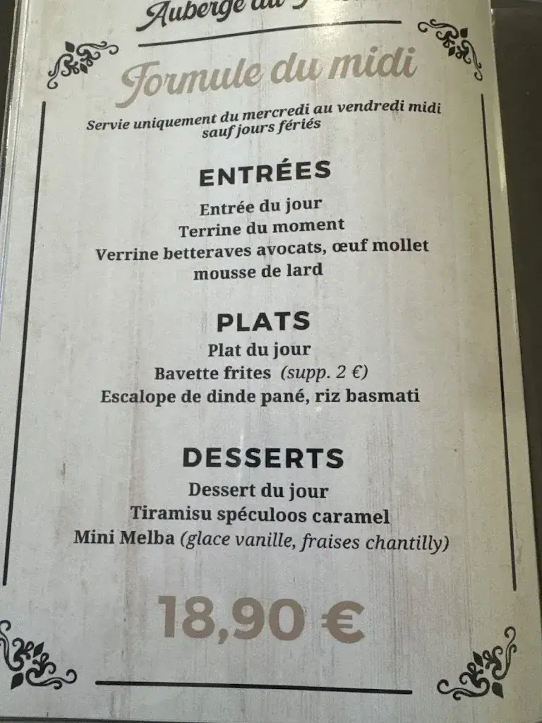 Menu_Auberge du Prieuré_Lassay-sur-Croisne_image_2