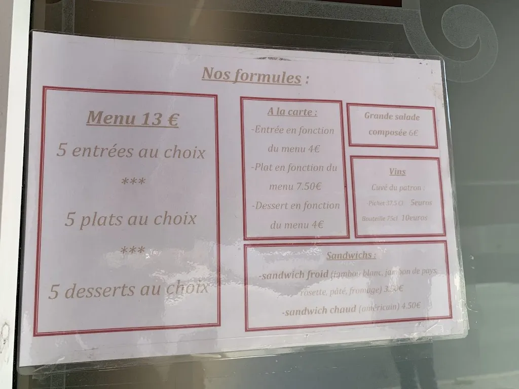 Menü_Café Restaurant Le Duché_Neuvy-Saint-Sépulchre_Bild_2