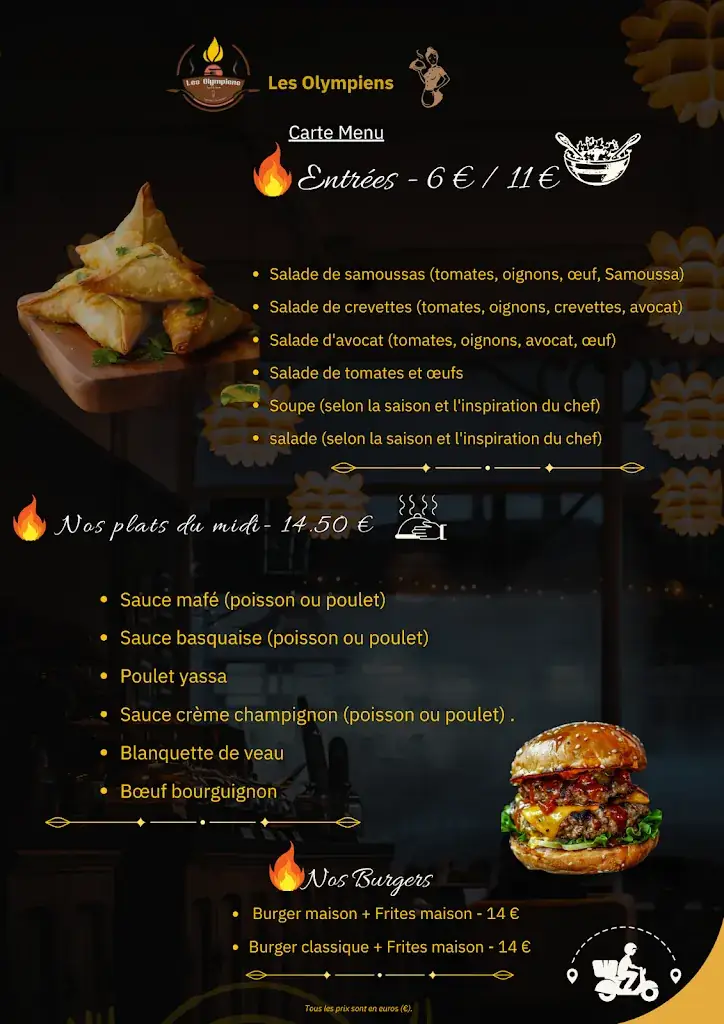 Menu_Restaurant Les olympiens_Vénissieux_image_1