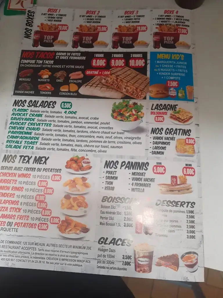 Menu_Top pizza 18_Mehun-sur-Yèvre_image_1