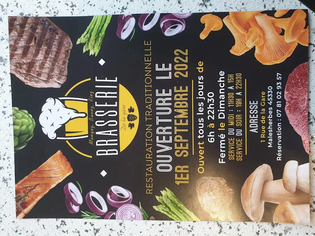 Menu_Hotel - Restaurant De La Gare_45330_image_4