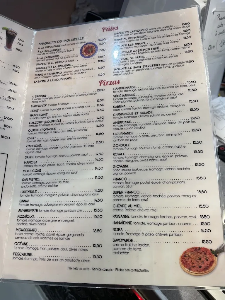 Menu_CASA FRANCO PIZZA_Malesherbois_imagen_2