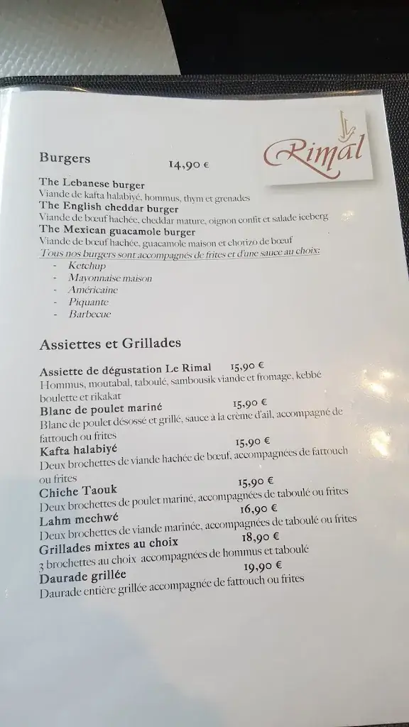 Menu_Rimal Paris: L'Atelier_Paris_image_1