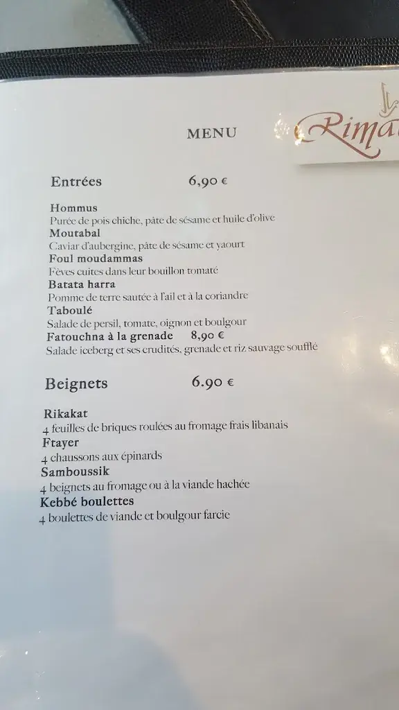 Menu_Rimal Paris: L'Atelier_Paris_image_3