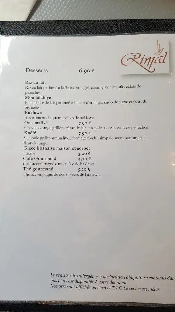 Menu_Rimal Paris: L'Atelier_Paris_image_4