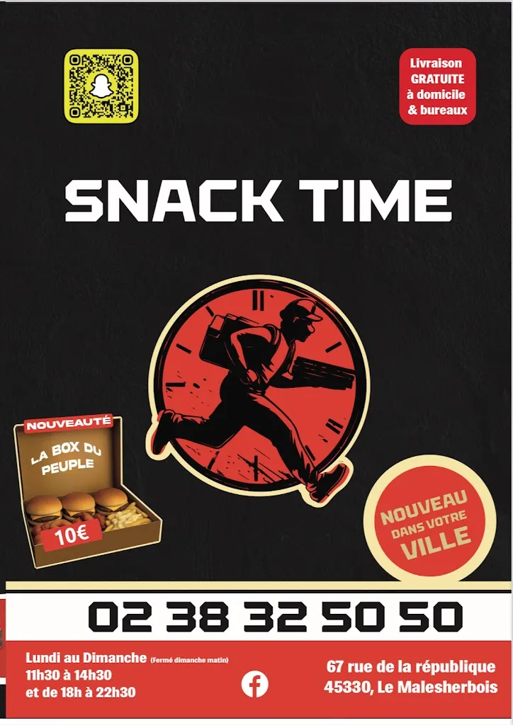Snack time restaurant in Malesherbois