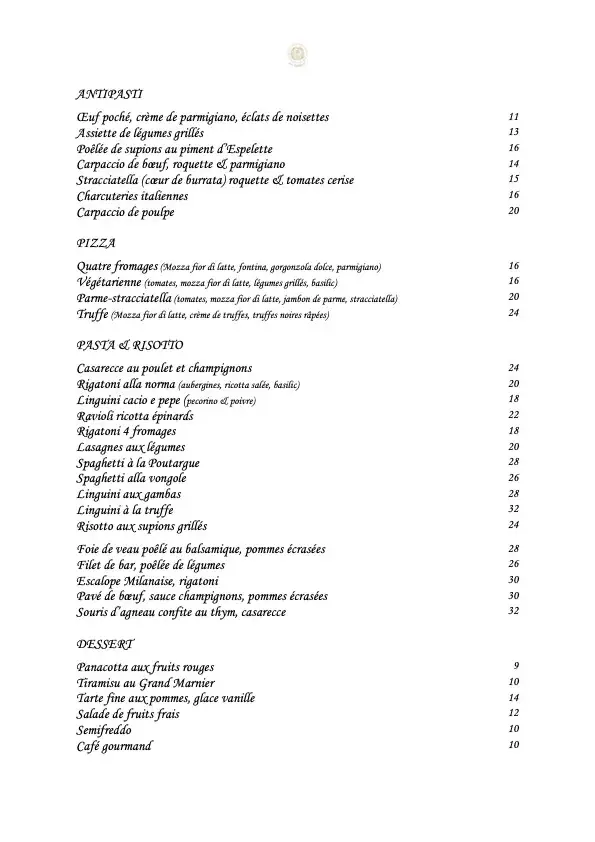 Menu_La Rucola_Paris_image_2