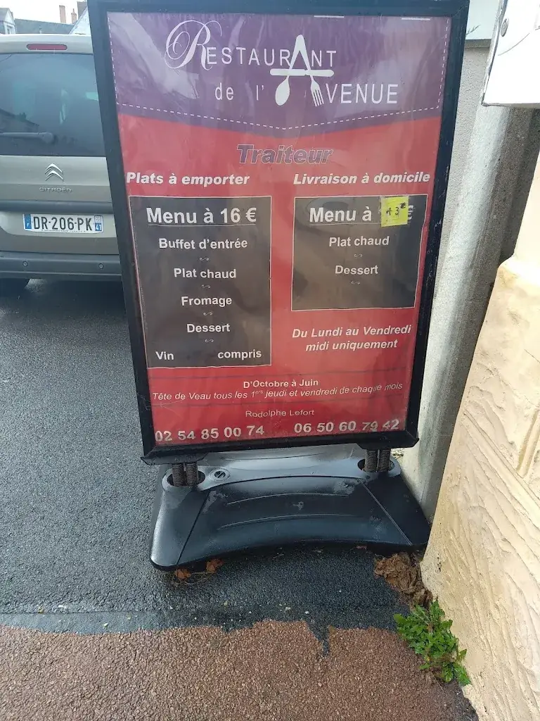 Menu_RESTAURANT DE L'AVENUE_Montoire-sur-le-Loir_image_2