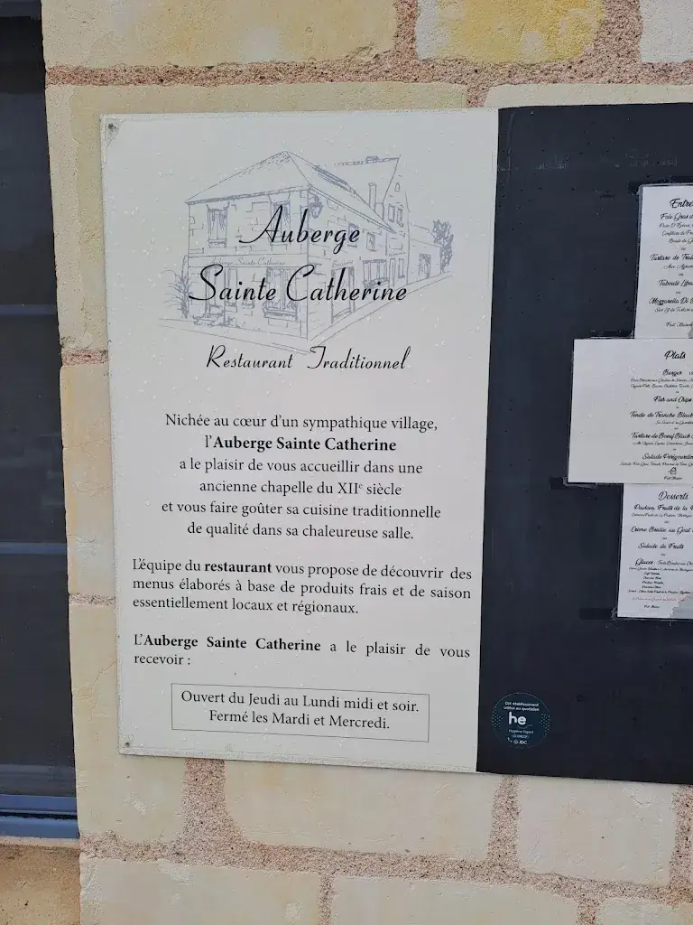 Menu_Auberge Sainte Catherine_Troo_image_4