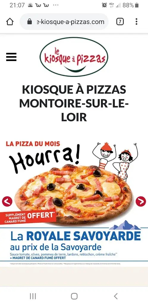 Menu_Le Kiosque à pizzas Montoire-sur-le-Loir_Montoire-sur-le-Loir_image_2