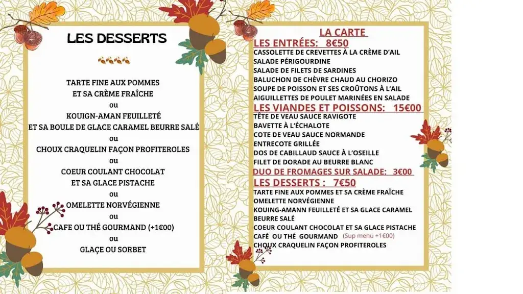 Menu_Auberge d'Houssay_Houssay_image_1