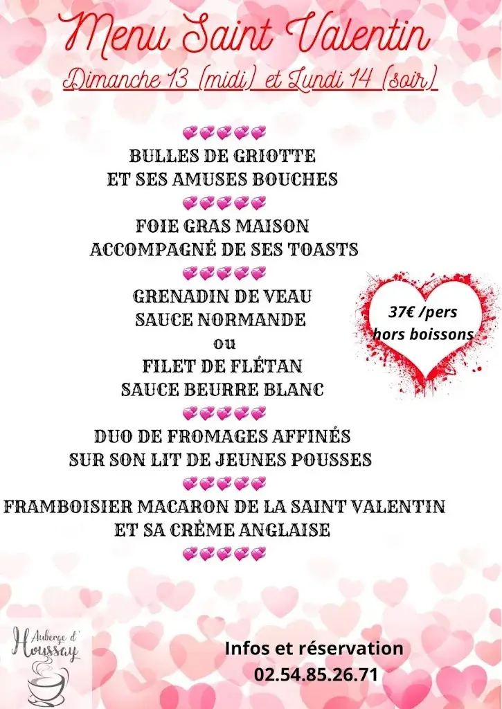 Menu_Auberge d'Houssay_Houssay_image_4