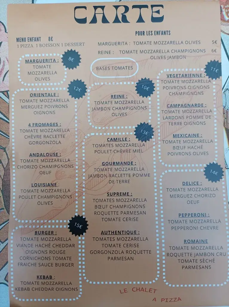 Menu_Chalet à Pizza_Montoire-sur-le-Loir_image_1