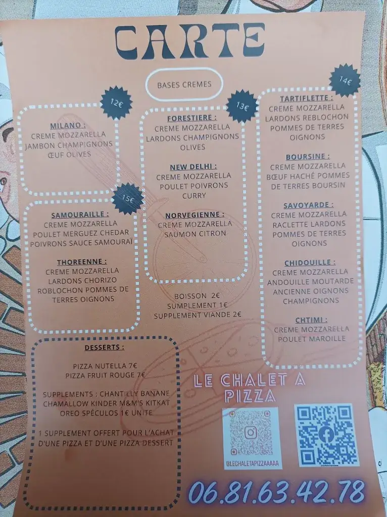 Menu_Chalet à Pizza_Montoire-sur-le-Loir_image_2