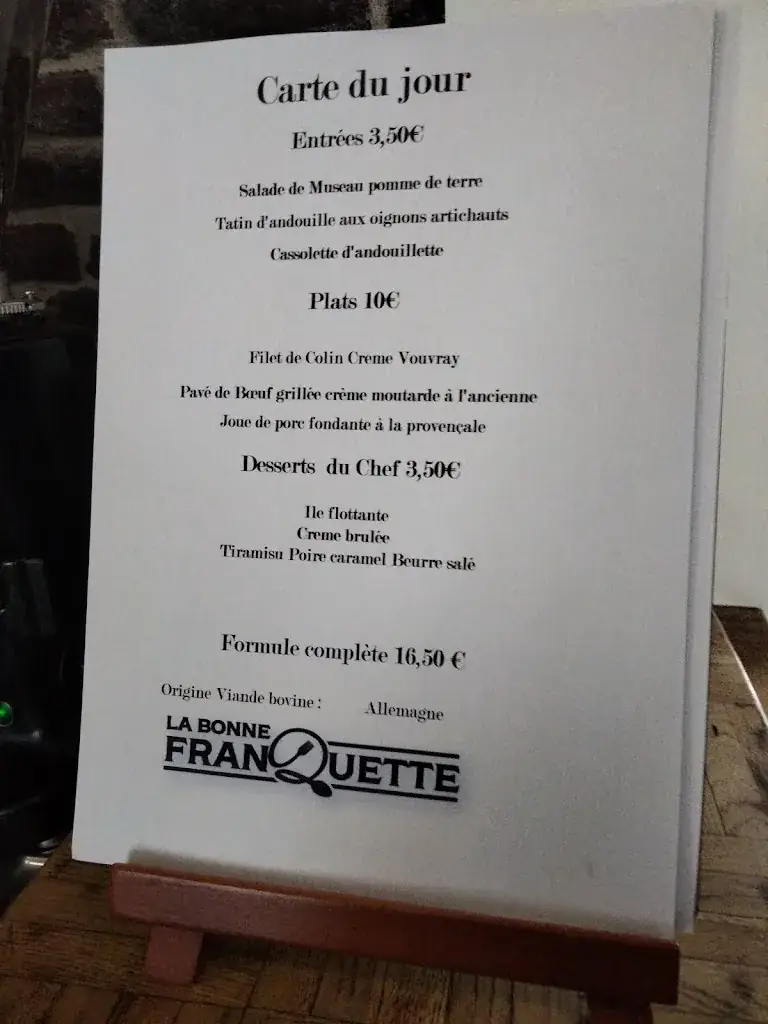 Menu_La Bonne Franquette_Noizay_image_2