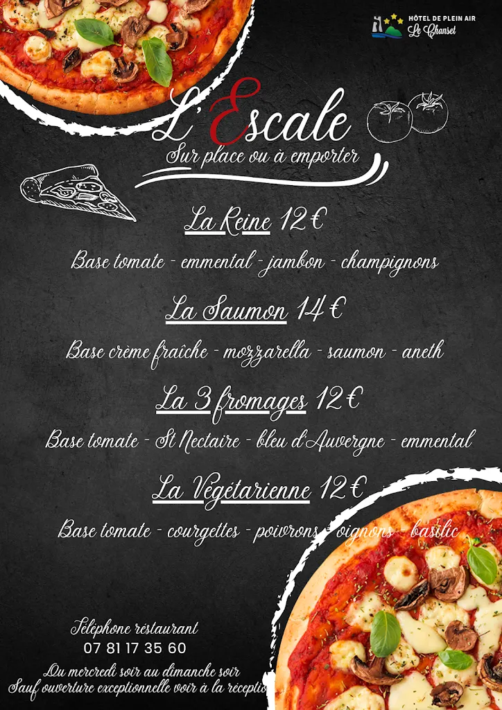 Menu_Restaurant L'Escale Ceyrat_Ceyrat_image_3