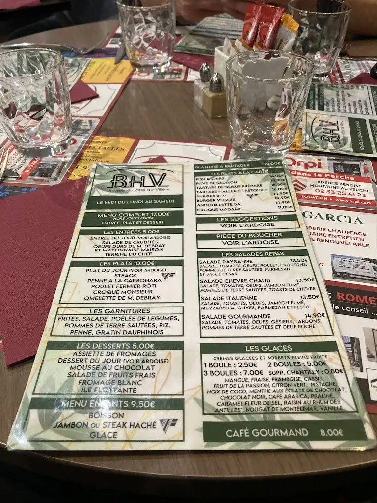 Menu_Brasserie de l'Hôtel de Ville_Nogent-le-Rotrou_image_1