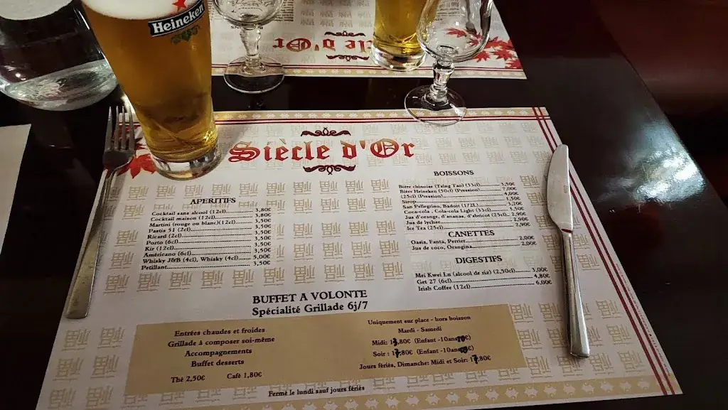 Menu_Restaurant Chinois Siècle D'or_Pocé-sur-Cisse_immagine_1