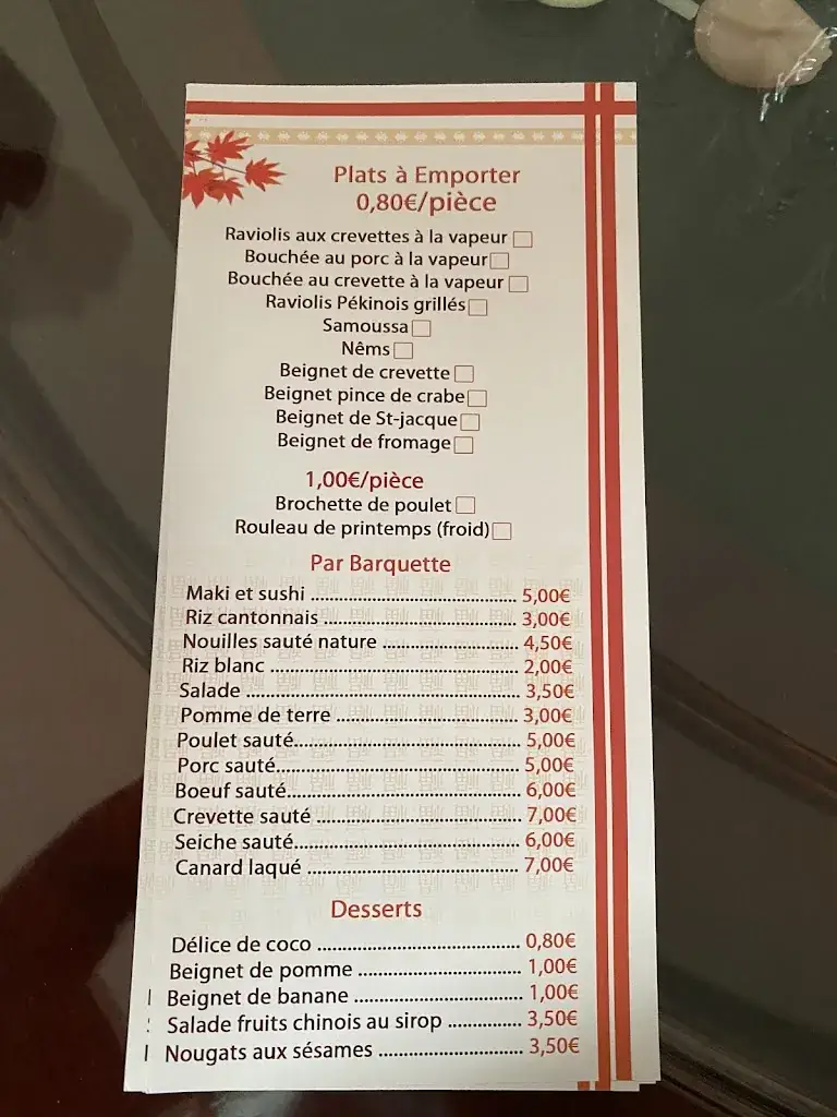 Menu_Restaurant Chinois Siècle D'or_Pocé-sur-Cisse_immagine_3