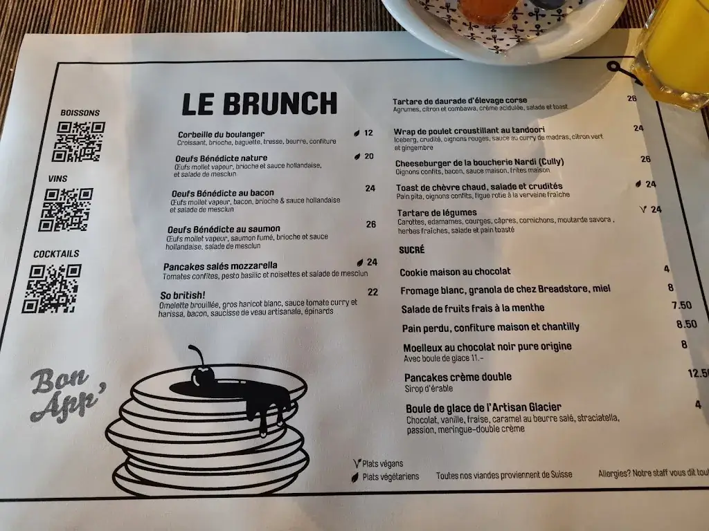 Menu_Le Saint Pierre - restaurant_Lausanne_image_4