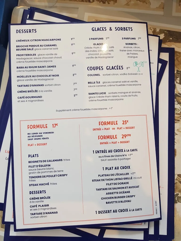 Menü_La Criée Olivet_Olivet_Bild_1