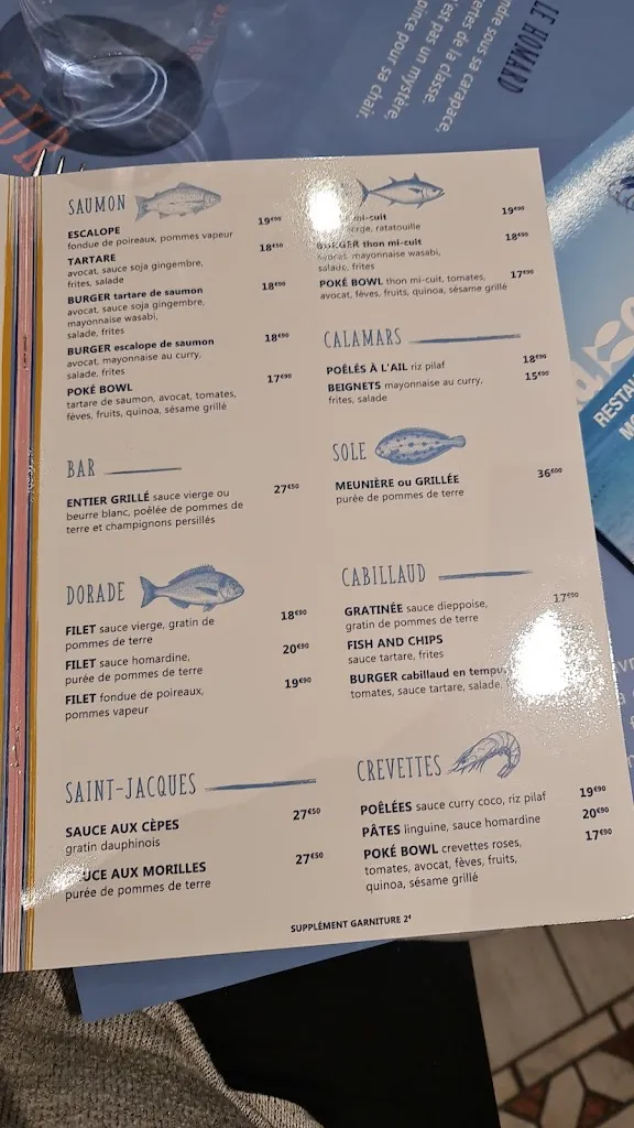 Menü_La Criée Olivet_Olivet_Bild_4