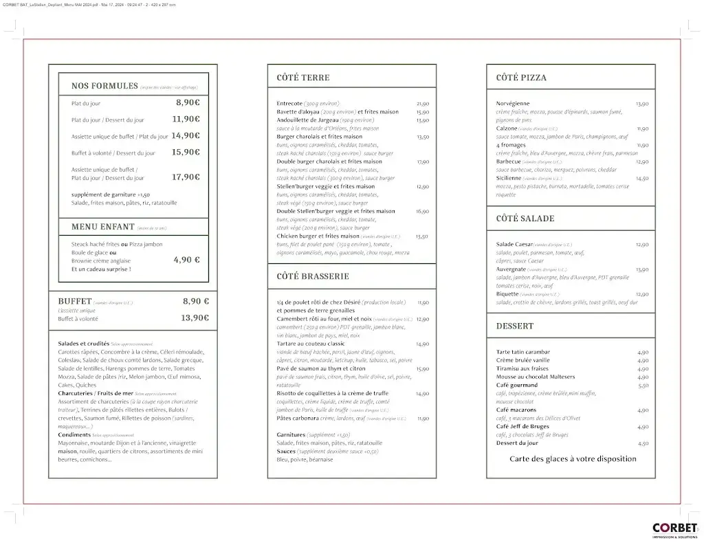 Menu_Brasserie Stellenbosch Olivet_Olivet_image_1