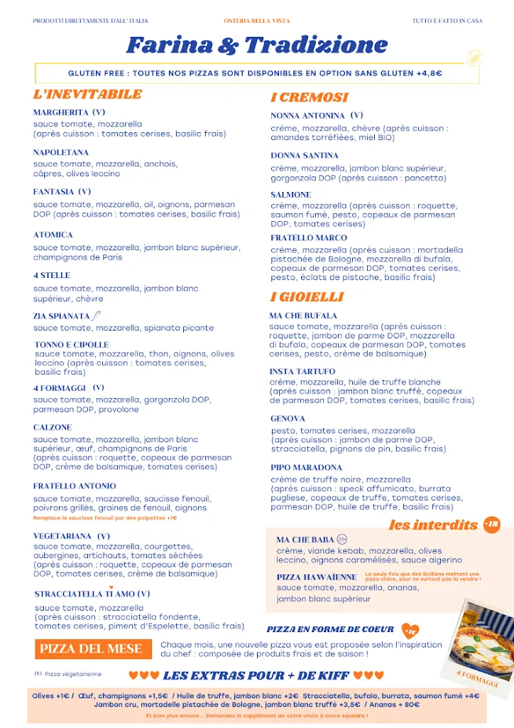 Menu_Osteria Bella Vista Da Antonio e Marco_Caluire-et-Cuire_image_2