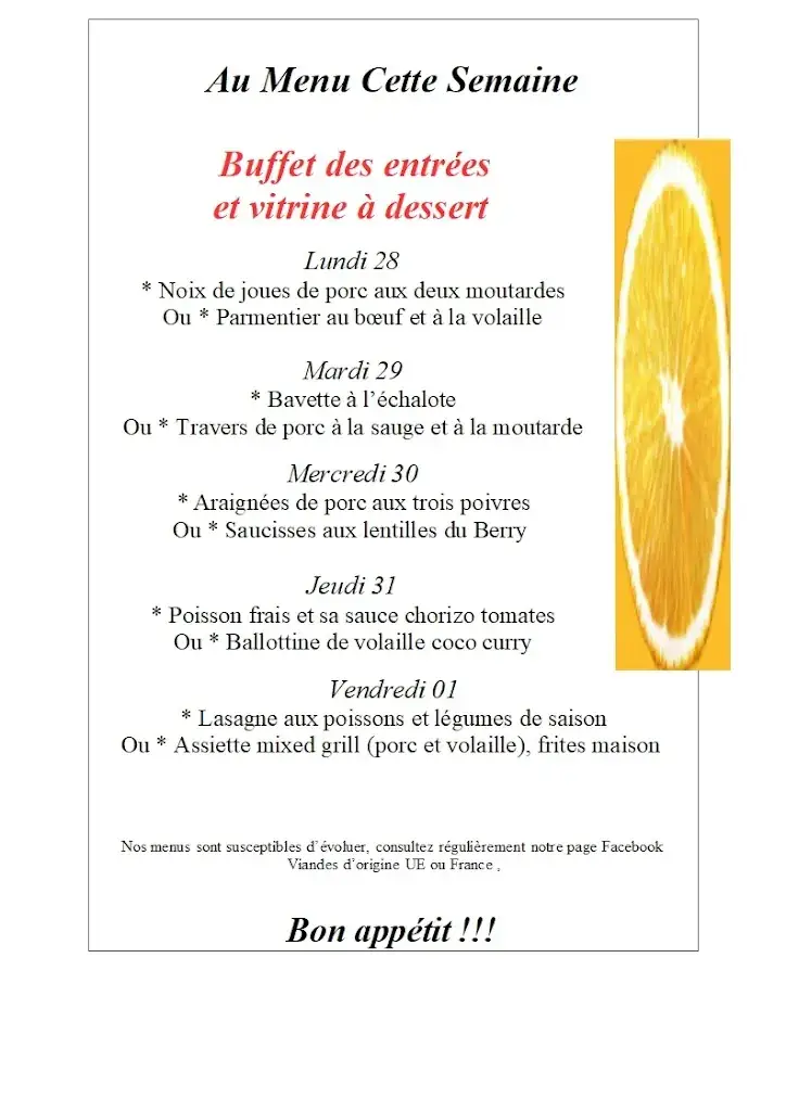 Menu_Les Allées_Romorantin-Lanthenay_image_1