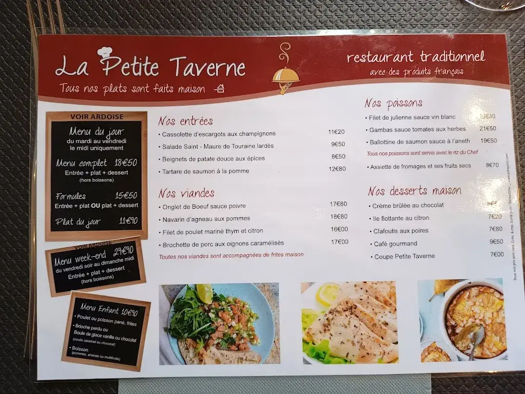 Menu_La Petite Taverne_Romorantin-Lanthenay_image_4