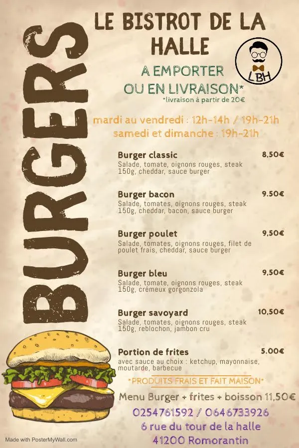 Menu_Le Bistrot de la Halle_Romorantin-Lanthenay_image_2