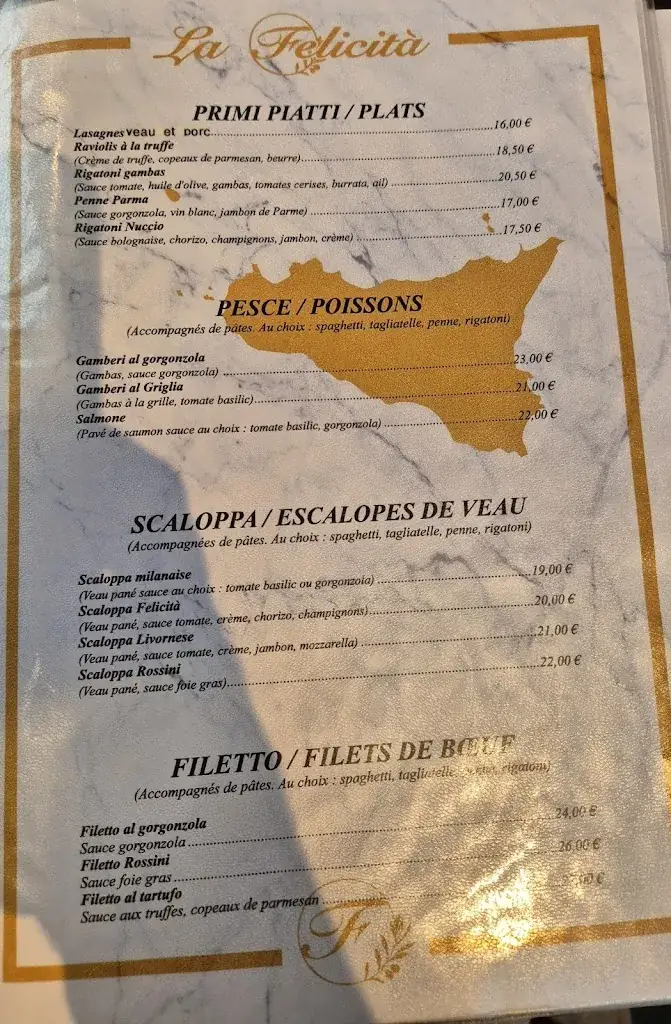 Menu_La Felicità_Romorantin-Lanthenay_image_4