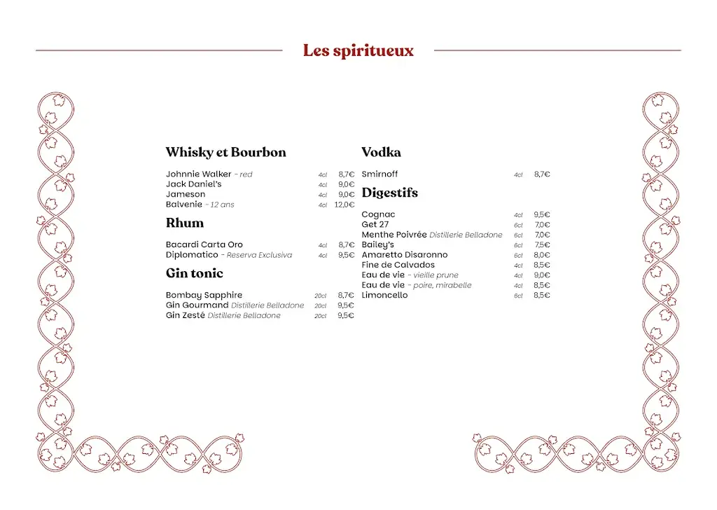 Menu_Le Relais des Braconniers_Saint-Aignan_image_4
