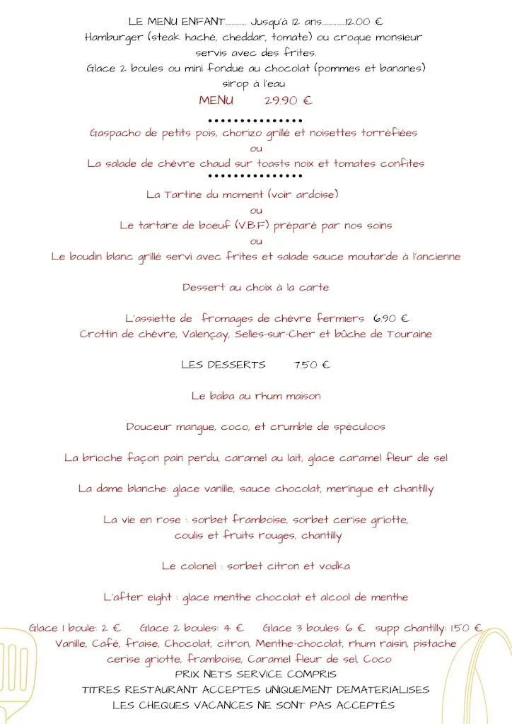 Menu_La Maison du 36_Saint-Aignan_image_1
