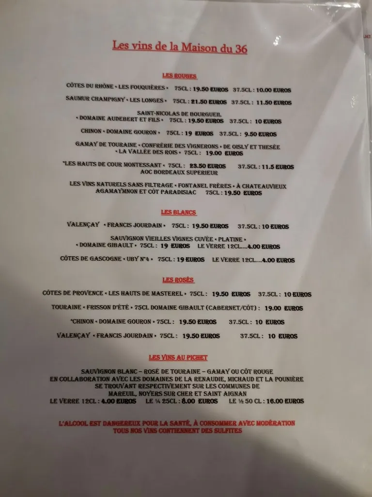 Menu_La Maison du 36_Saint-Aignan_image_3