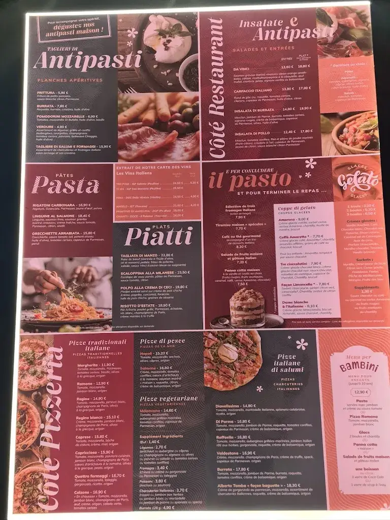 Menu_Le Vinci_Saint-Aignan_image_1