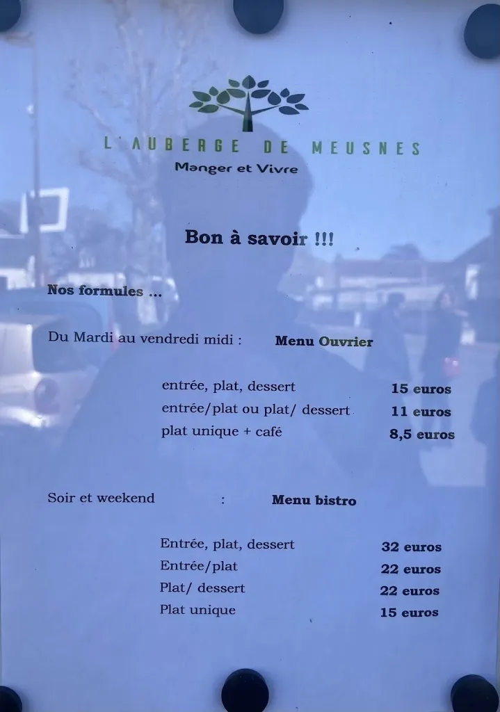 Menu_L' Auberge de Meusnes_Meusnes_image_2