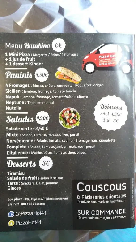 Menü_Pizza Hot 41 Saint-Aignan_Saint-Aignan_Bild_4