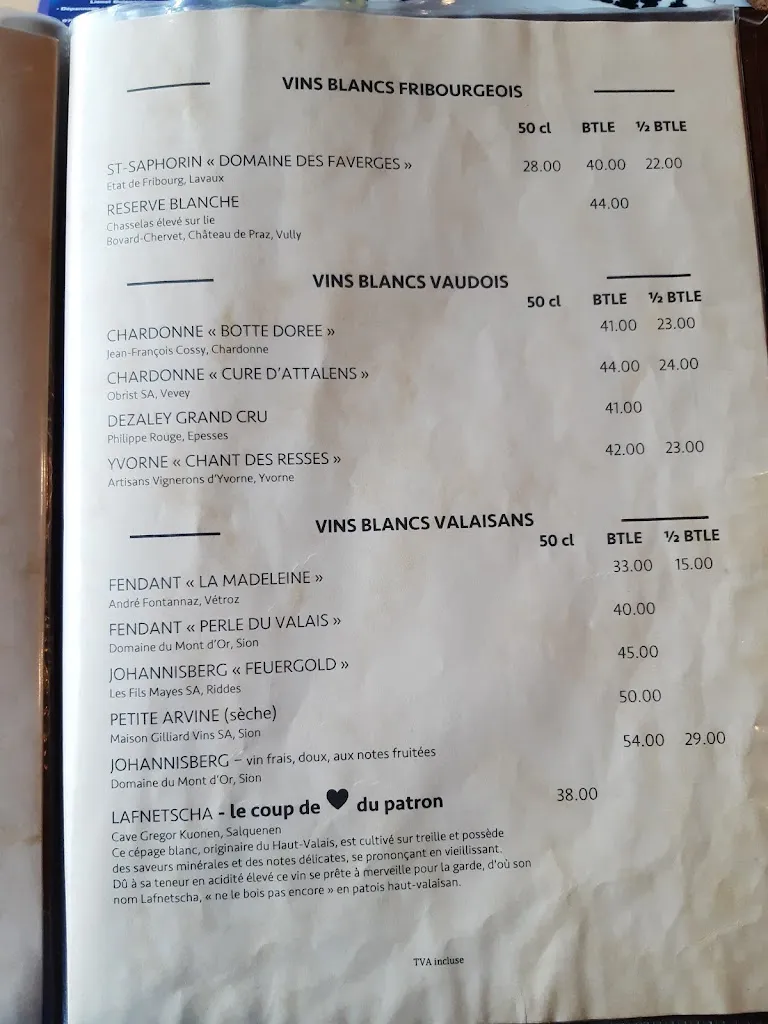 Menu_Café Tivoli Châtel-Saint-Denis_Châtel-Saint-Denis_image_2