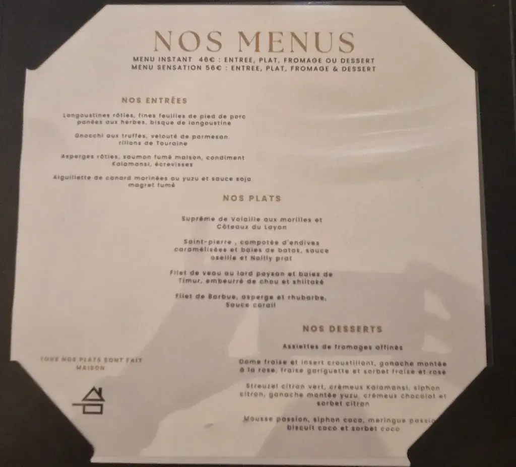 Menu_Le Louis XIII_Saint-Étienne-de-Chigny_image_1