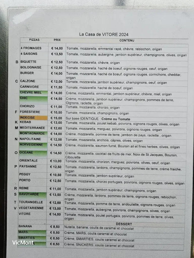 Menu_La Casa de Vitore_Saint-Georges-sur-Cher_image_1